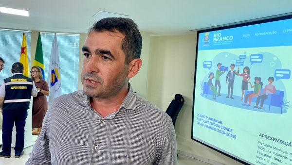 Prefeitura de Rio Branco lança PPA 2026-2029 com participação popular online: “Precisamos ouvir o que a população realmente precisa!”